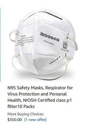 亞馬遜打擊哄抬物價(jià)？用戶質(zhì)疑 為何我仍買下35美元一只的口罩廣告